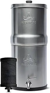 Alexapure Pro Stainless Steel Water Filtration System - 5,000 Gallon Throughput Capacity