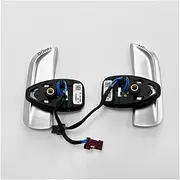 Car Steering Wheel Shift Paddles for M&ercedes B&ENZ A C E S G CLA GLB GLC GLE C63 S63 W205 A45, AMG Car Steering Wheel Gear Shift Paddle Shifters Lever Knob HTEOPOEKFR(Original Silver)