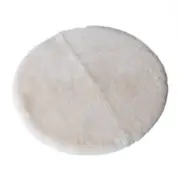 Naturally Sheepskins Ivory Round Lambskin Play Mat / Tummy Time Rug