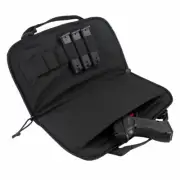 Tactical MOLLE Pistol Case Gun Bag Hunting Shooting Range Portable Gun Mag Pouch