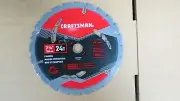 CRAFTSMAN CMAS372524 CARBIDE 7 1/4" 24-TOOTH CIRCULAR SAW BLADE NEW