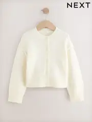 Ecru Button Up Cardigan (3-16yrs) (AV5952) | $33 - $44