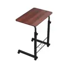 Artiss Laptop Desk Table Portable Stand Mobile Adjustable Wood Bed Side Wheels