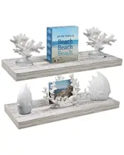 Sorbus 2 Tier Large Floating Shelf