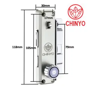 【青葉牌】580 門鎖 鋁門鎖 CT鑰匙(1200型 鎖管長38mm 鈎鎖 鐮錠鎖)