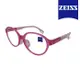 【ZEISS 蔡司】兒童光學鏡框眼鏡 ZS23806ALB 665 粉紅色橢圓形框/櫻花粉色鏡腳 45mm