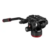 504X Fluid Video Head with Flat Base, Lightweight and Compact Aluminium Video...