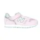 NEWBALANCE 女中童休閒運動鞋-WIDE-373系列 NB 寬楦 粉紅淺綠