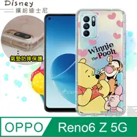 在飛比找PChome24h購物優惠-迪士尼授權正版 OPPO Reno6 Z 5G 繽紛空壓安全