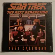 1991 Star Trek Next Generation Wall Calendar