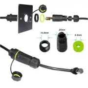 Network RJ45 Docking Connector RJ45 Extender for StarLink Gen3 Panel Mount
