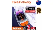 2Pcs HD Screen Protector For IPhone 14 11 12 13 15 16 Pro Max 15 14 Plus 12 13AU