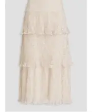 Zimmermann 0 PLEATED LACE skirt Cream NEW/TAG