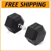Versatile 40lb Hex Dumbbell – Durable Rubber Coated Hand Weight for All Workouts