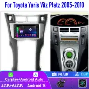 7"For Toyota Yaris Vitz Platz 2005-11 Carplay Android 13 Car Radio GPS Head Unit