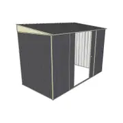 Build-a-Shed 3.0 x 1.5 x 2.0m Double Sliding Door Skillion Shed - Grey