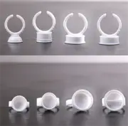 100Pcs Tattoo Ink Cup Ring Glue Holder Permanent Microblading Pigment Rings