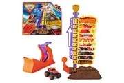 Monster Jam El Toro Loco Big Air Challenge Playset with Exclusive Monster Truck, Over 20-Inch Tall, 1:64 Scale, Kids Toys for Boys Ages 3 and up