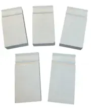 Lot Of 5 Plinth Blocks Door Jam Molding Window Baseboard Pre Primed Casing