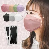 在飛比找松果購物優惠-【25入裝❄️台灣製獨立包裝】4D立體口罩 KF94 醫療口