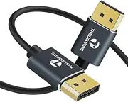 Flexible Thin 8K 4K DisplayPort Cable 5M, Ultra Slim DP to DP 1.4 Cord Support 8K@60Hz, 4K@120Hz 32.4Gbps Compatible with Gaming Laptop TV PC Computer Monitor