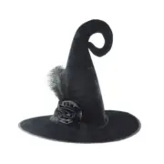 Witch Hat For Women Witches Hat Curved Witch Halloween Cosplay Wizard Hat