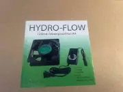Hydro-Flow 120mm Waterproof Fan Kit for Humidity of Hydroponics