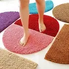 Bathtub Water Absorbent Pet Mat Floor Carpet Chenille Shower Rug Bath Mat