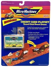 Galoob Micro Machines Credit Card Playset Travel Club Desert Dunes 6448 Mosc