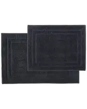 Bibb Home Set of 2 Shag Bath Mats