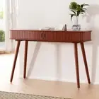 Artiss Console Table Hallway Drawer Entryway Desk Display Shelf Wooden Leg