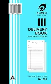 Olympic 633 Delivery Book - - Pack of 10