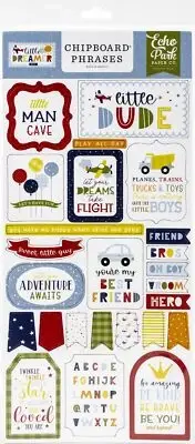 Little Dreamer Boy Chipboard 6"X13"-Phrases