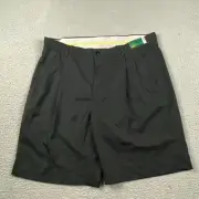 Louis Raphael Golf Chino Wicking Shorts Men's 38 Black 100% Polyester New
