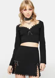 [Current Mood] Clueless Romance Lace Skirt Set
