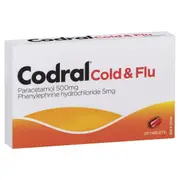 20 Pack Codral Cold and Flu Tablets