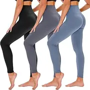 [TNNZEET] 3 Pack High Waisted Leggings for Women - Buttery Soft Workout Running Yoga Pants