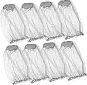Mosquito Netting Hat for Outdoor Wide-Brimmed Insect Hat Mesh Jungle Protection for Hiking and Camping Grey