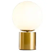 11 Inch Modern Gold Globe Table Desk Lamp,Vintage Mid Century Round Table Lam...