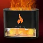 Salt Stone Flame Ultrasonic Aroma Aromatherapy Diffuser Air Humidifier Purifier