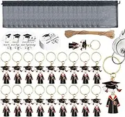 Graduation Key Ring - Senior Students Graduation Key Ring Charm | Bachelor Inspirational Bag Pendants Congratulations Graduate Souvenir for Guests Student College