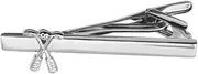 [Ipetboom] Stylish Tie Tack Pin for Men Necktie Clip for Business and Formal Events for Various Tie Thicknesses