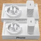 2 PACK 20W USB-C Power Adapter PD Fast Charge Cable For iPhone 14 13 12 Pro iPad