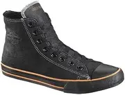Harley-Davidson Men's Nathan Motorcycle Vulcanized Shoe, Black, 7 M US