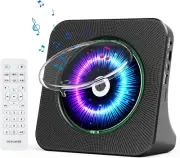 Gueray CD Player Portable Bluetooth Desktop 4000Mah Rechargeable CD Player for H