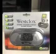 Alarm clock Westclox speaker system and alarm clock