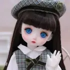 Mini 10in 1/6 BJD SD Dolls Girl Doll Body Eyes Wigs Face Make Up Dress Kids GIFT