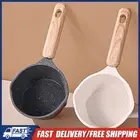Butter Melting Pot Wooden Handle Cooking Saucepan with Pour Spout Small Saucepan