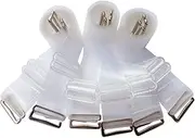 Invisible Clear Elastic Bra Straps Replacement - Metal Hook Transparent & Adjustable