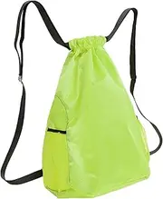ibasenice Large Capacity Draw Back for Men Women Gym Bag with Pocket for Sports Hiking Camping School and Travel Comfortable Easy to Carry